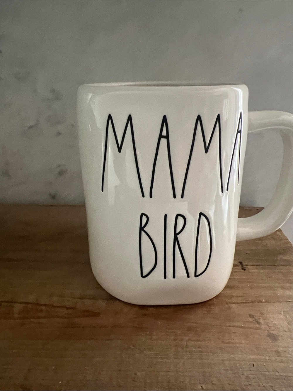 Rae Dunn Mana Bird Mug with Bird Detail